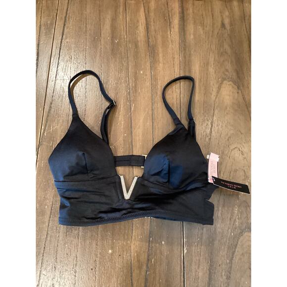 VICTORIA'S SECRET SWIM V-Hardware Bralette Monaco Bikini Top XS NWT - Picture 3 of 7